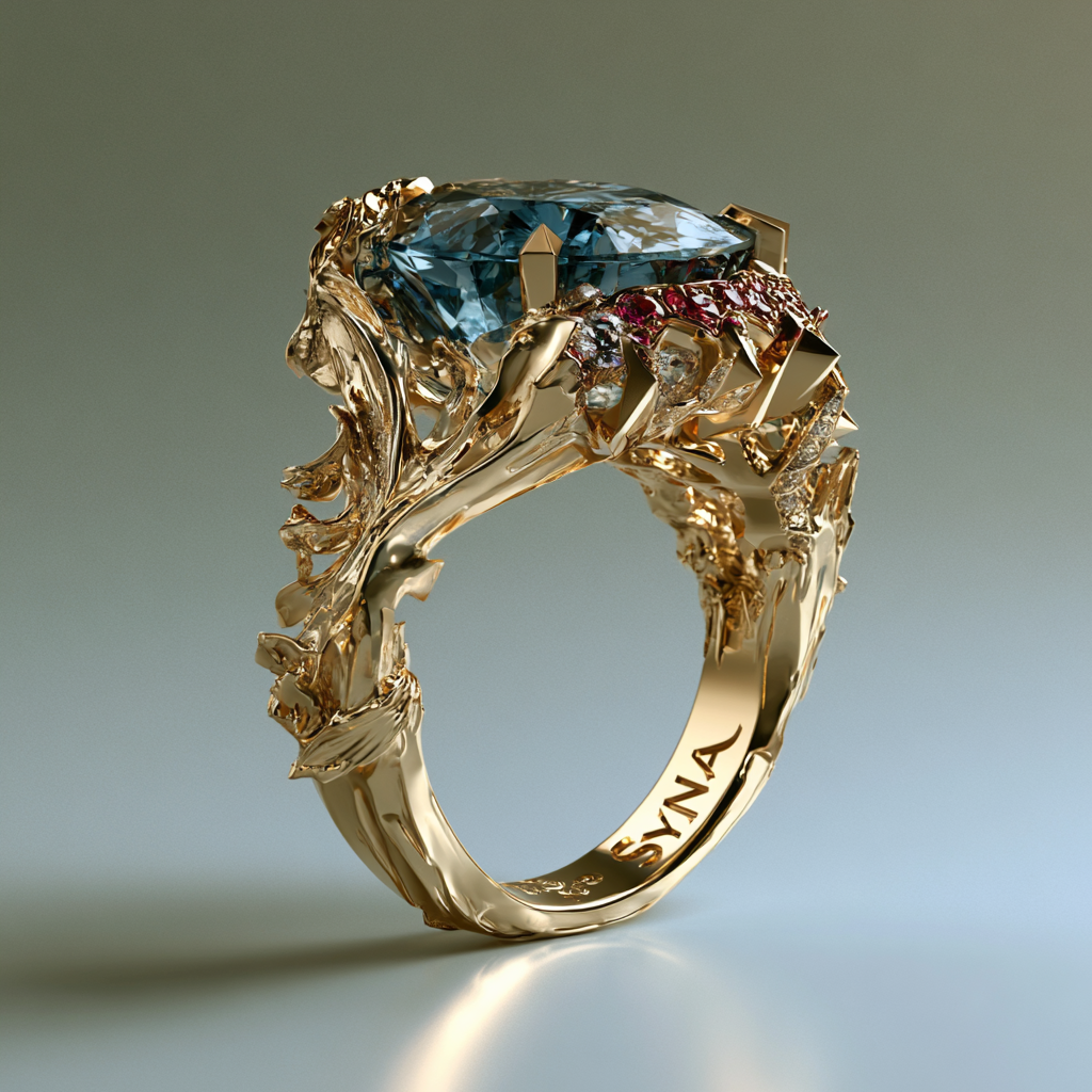 Alia bespoke ring by Syna Jewellery Brisbane