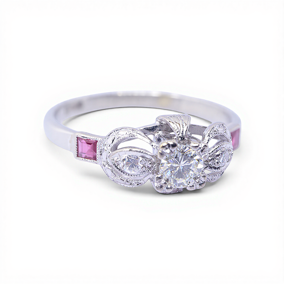 Ruby and diamond ring, Syna Jewellery consignment Brisbane